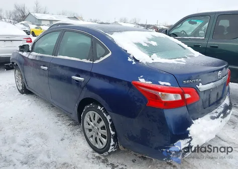 2016 Nissan Sentra S z USA, uszkodzony, nr VIN 3N1AB7AP3GY221677